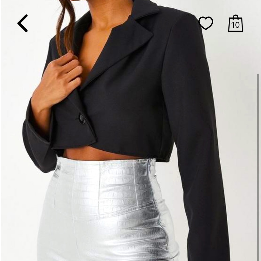 Missguided Crop Blazer